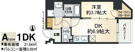 ティ　ベルデ（802） 間取り図画像