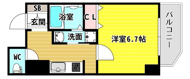 スワンズ江戸堀ウエストパーク 間取り図画像