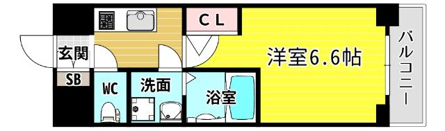 エスリード阿波座レジデンス 間取り図画像