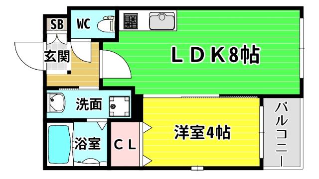 Mana　Lina 間取り図画像