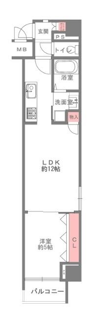 レオンコンフォート南堀江 間取り図画像