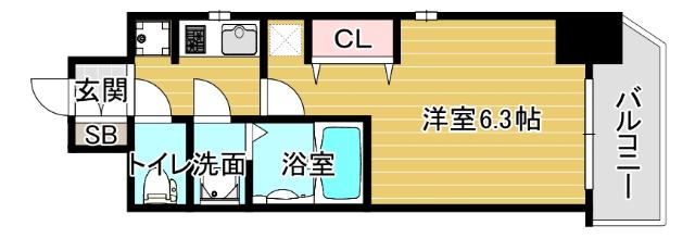 エステムコートディアシティWEST 間取り図画像