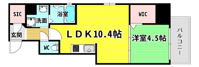 ミラージュパレス本町Depart 間取り図画像