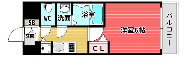 アドバンス大阪グロウスⅡ 間取り図画像