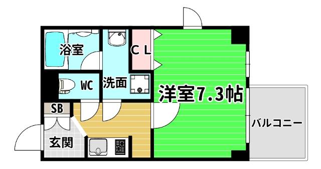 エスライズ本町東 間取り図画像