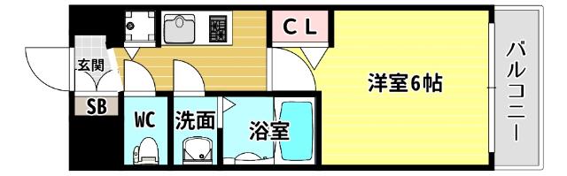 アドバンス大阪グロウスⅡ 間取り図画像