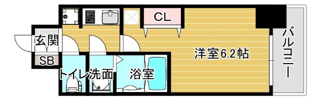 エステムコートディアシティWEST 間取り図画像