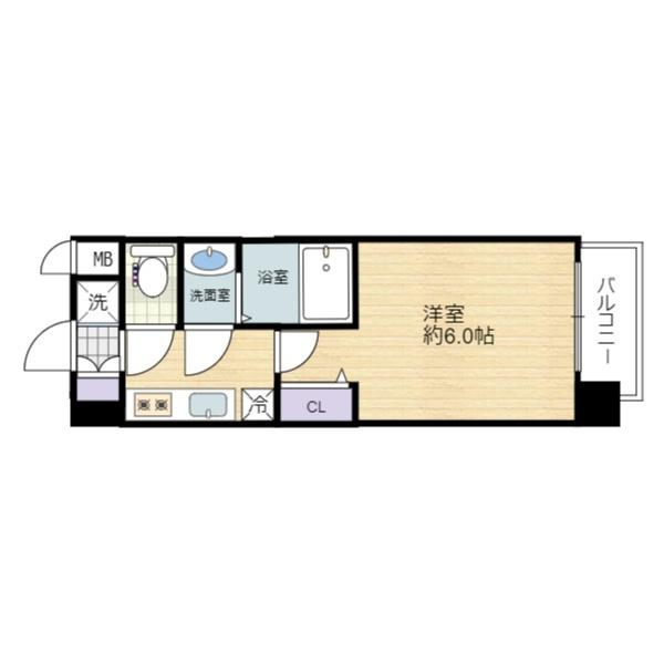 ドルチェヴィータ北浜 間取り図画像
