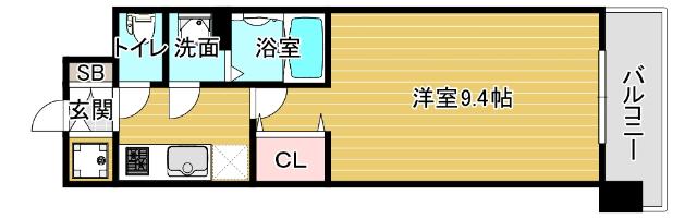 アドバンス大阪ベイパレス 間取り図画像