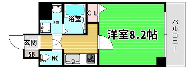 Metrosa深江橋 間取り図画像