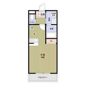 アクティ中本 間取り図画像