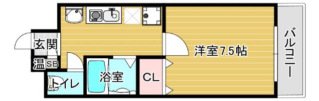 クリスタルベイ 間取り図画像