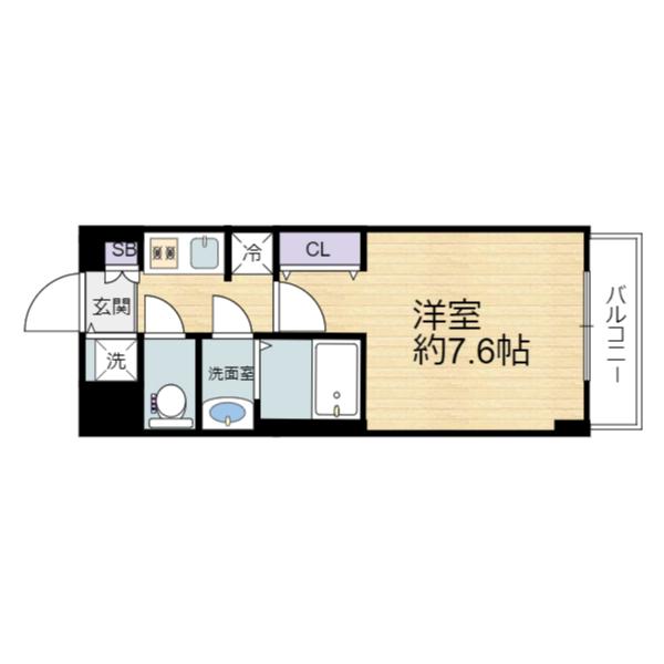 サムティ本町橋Ⅱ　MEDIUS 間取り図画像