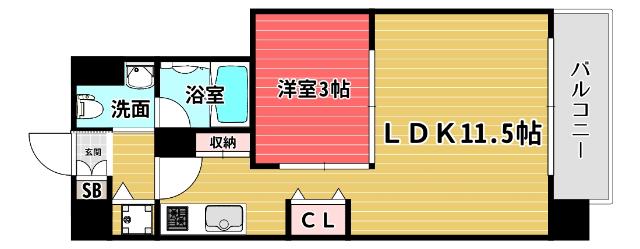 ロッカベラアパートメント 間取り図画像