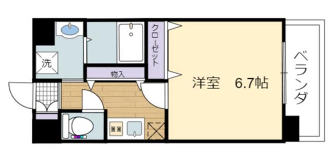 エスリード弁天町南（710） 間取り図画像