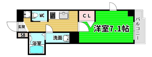 L-IDEA　MINAMIHORIE 間取り図画像