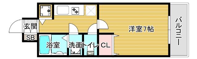 Rainbow　Court立売堀(レインボーコート立売堀)（307） 間取り図画像