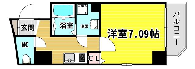 ALZA西本町 間取り図画像