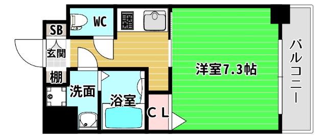 ワールドアイ大阪ドームシティ 間取り図画像