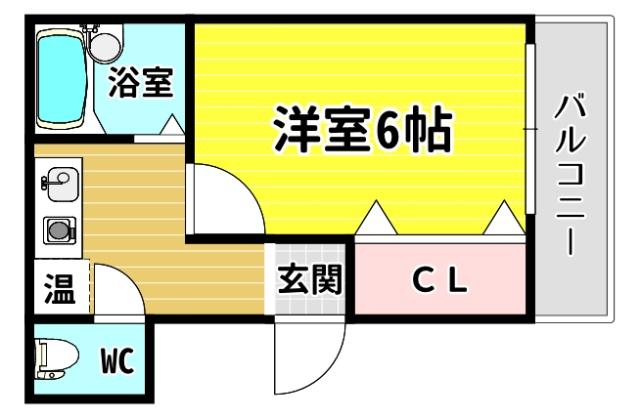 ブランドール本田 間取り図画像