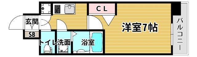 レジュールアッシュウエストレジス 間取り図画像