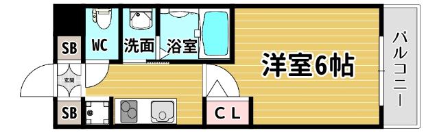 エステムコート中之島GATEⅡ 間取り図画像