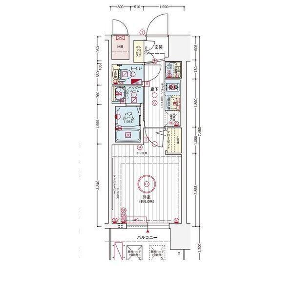 ザ・ウエストマークシティプレミアム 間取り図画像