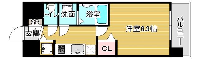 アドバンス大阪グロウス 間取り図画像