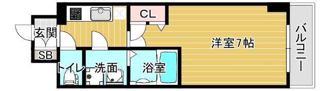 ジュネーゼグラン弁天町 間取り図画像