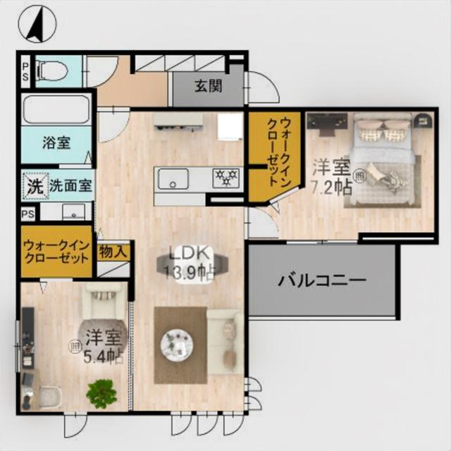 Maison　Espoir　Ⅳ（301） 部屋画像