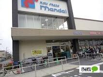 万代森河内店：742m