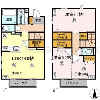  間取り図写真