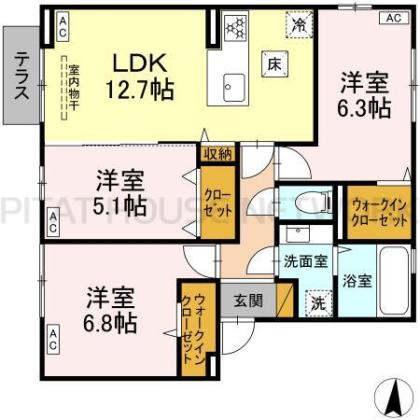  間取り図写真