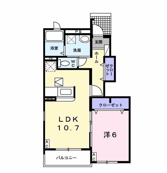 ヴァン　シュヴァルⅠ（103） 間取り図画像