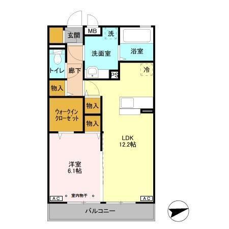 クレインヒルズ（306） 間取り図画像
