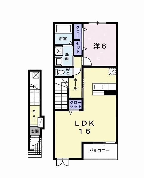 ハーモニーＡ（202） 間取り図画像