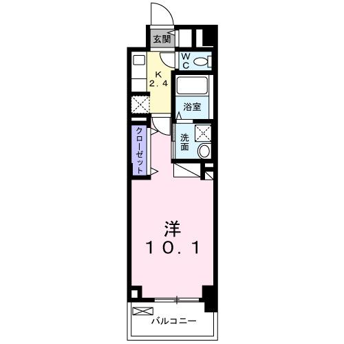 ウィステリア　パーク　稲毛海岸（405） 間取り図画像