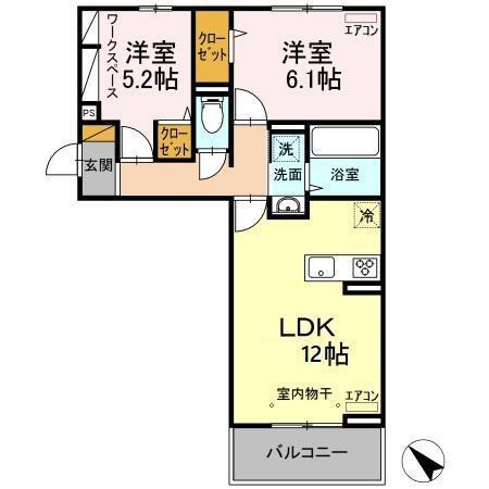 Stella（303） 間取り図画像