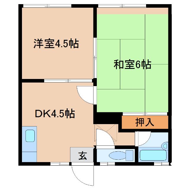 フレシール（202） 間取り図画像
