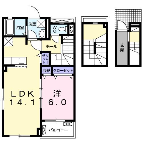 ラ・コリーヌ（303） 間取り図画像