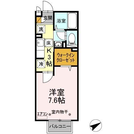 セジュールⅠ（106） 間取り図画像