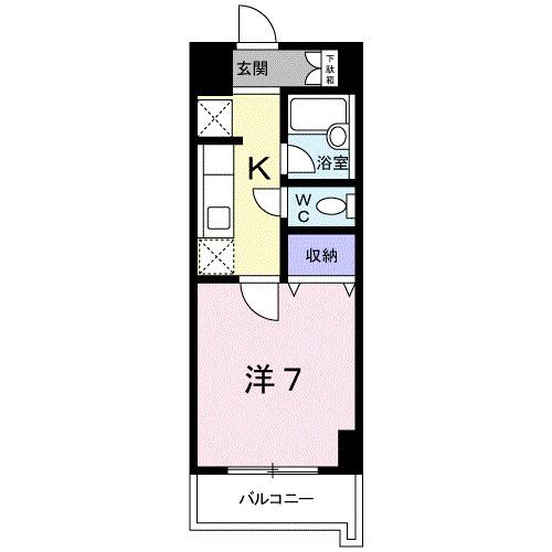 パルフェ・シャンブル千葉（202） 間取り図画像