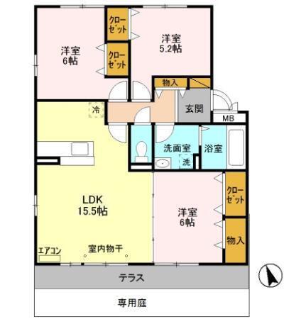  間取り図写真