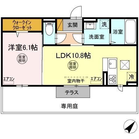 TORISIA　N（102） 間取り図画像
