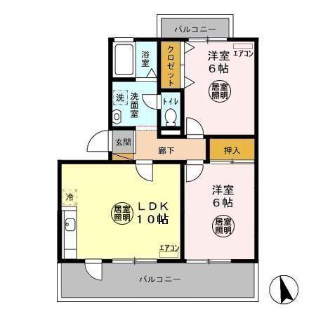 トリニシティ　壱番館（302） 間取り図画像