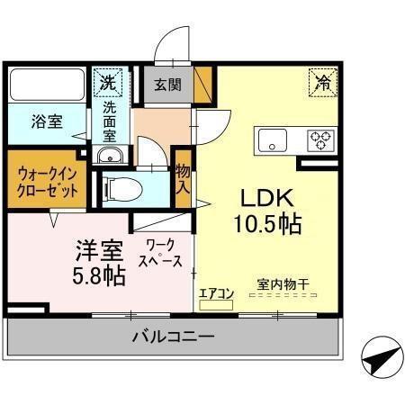 RHB千城台（302） 間取り図画像