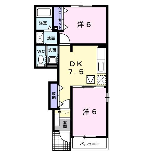 パール　メゾン　Ⅱ（103） 間取り図画像
