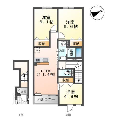グランセビアン 間取り図画像