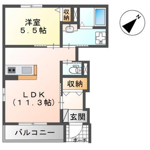 メゾン　ド　キャセロール 間取り図画像