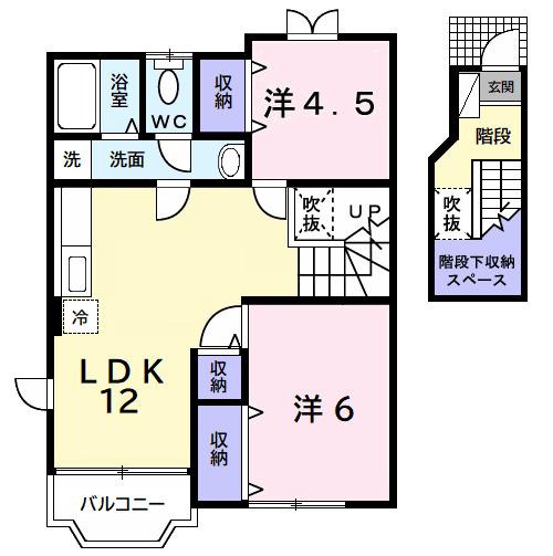 エターナルグローブＢ（202） 間取り図画像